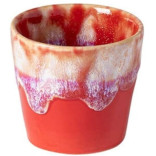 Puodelis be rankenos GRESPRESSO Red 90 ml