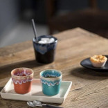 Puodelis be rankenos GRESPRESSO Turquoise 90 ml