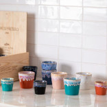 Puodelis be rankenos GRESPRESSO Turquoise 210 ml