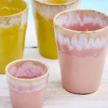 Puodelis be rankenos GRESPRESSO Soft Pink 380 ml