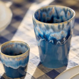 Puodelis be rankenos GRESPRESSO Denim 380 ml