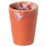 Puodelis be rankenos GRESPRESSO Sunset Red 380 ml