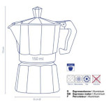 Kavinukas ITALIA 3 puodeliams 150 ml