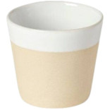 Puodelis be rankenos GRESPRESSO Natural White 90 ml