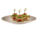 Lėkštė plastikinė smėlio spalvos NERO 26 cm