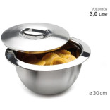 Dubuo termo metalinis su dangčiu 3 L