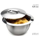 Dubuo termo metalinis su dangčiu 5 L