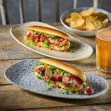 Lėkštė Cascade Organic Opal 35x18,5 cm