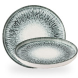 Lėkšte stačiu kraštu Lume Black 21cm