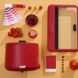 Kaitinimo indas sriubai UNIQ raudonas 8 L