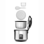 Puodas ryžiams virti elektrinis, su gaminimo garuose funkcija HENDI 1.8 L