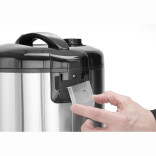 Puodas ryžiams virti elektrinis, su gaminimo garuose funkcija HENDI 1.8 L