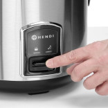 Puodas ryžiams virti elektrinis, su gaminimo garuose funkcija HENDI 1.8 L