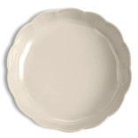 Forma apvali, kreminės spalvos 27 cm