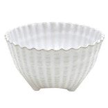 Dubenėlis ant kojelių APARTE baltas 14 cm