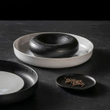 Lėkštė RESONANCE Black 18 cm