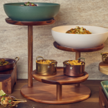 Stovas medinis, trijų dalių 50x50x37,5 cm