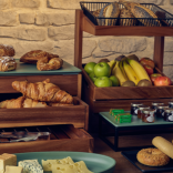 Dėžė medinė, ruda GN 1/2