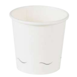 Puodelis popierinis baltas XS 120 ml (50 vnt.)