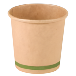 Puodelis popierinis rudas 120 ml (50 vnt.)