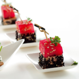 Indeliai šaltiems užkandžiams, cukranendrių, kvadratiniai 6,3 cm (50 vnt.)