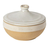 Dubenėlis su dangteliu MARRAKESH Sable Blan 12 cm