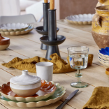 Dubenėlis su dangteliu MARRAKESH Sable Blan 12 cm