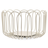 Krepšys metalinis FLORES GREY 19x10cm