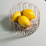 Krepšys metalinis FLORES GREY 19x10cm