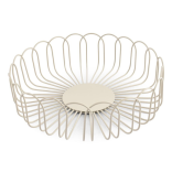 Krepšys metalinis FLORES GREY 26,5x7,5 cm