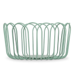 Krepšys metalinis FLORES GREEN 19x10 cm