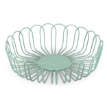 Krepšys metalinis FLORES GREEN 26,5x7,5 cm