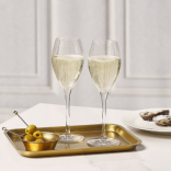 Padėklas metalinis ANTIQUE GOLD 22x16 cm