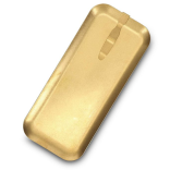 Padėkliukas metalinis pinigams su prispaudėju ANTIQUE GOLD