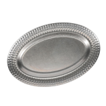 Padėklas metalinis ANTIQUE SILVER 48x31 cm