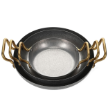 Indas su rankenomis, grublėtas SILVER 24x5 cm