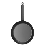 Keptuvė indukcinė iš anglies plieno, su metaline rankena 30,6/5,3 cm