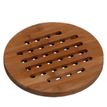 Padėkliukas bambukinis apvalus 19 cm