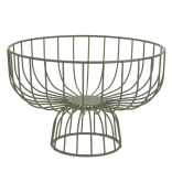Krepšys metalinis, žalsvas 28x18 cm