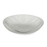 Krepšys metalinis, kreminis 27x9 cm