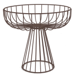 Krepšys metalinis, rudas 30x28 cm