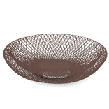 Krepšys metalinis, rudas 27x9 cm