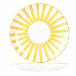 Lėkštė CABANA YELLOW 20,5 cm