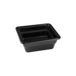 Indas plastikinis juodas GN 1/6x100 mm