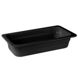 Indas plastikinis juodas GN 1/3x65 mm