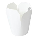 Dėžutės maistui baltos WOK 1000 ml (50 vnt.)