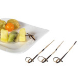 Smeigtukai bambukiniai TWISTER 10,5 cm (80 vnt.)