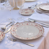 Lėkštė Vila White Red 27 cm