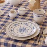Lėkštė Vila White Blue 21 cm