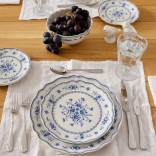 Lėkštė Vila White Blue 21 cm